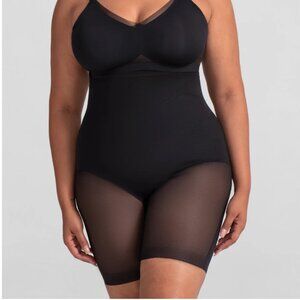 HoneyLove SuperPower Short Shapewear 2X VAMP BLACK NWT